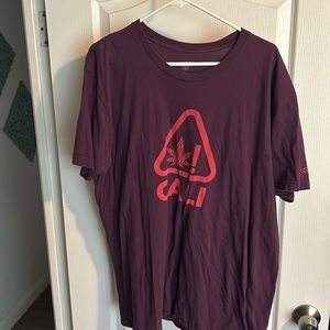 Cali Cannabis Tee Shirt - color is Eggplant, plum Size is XL